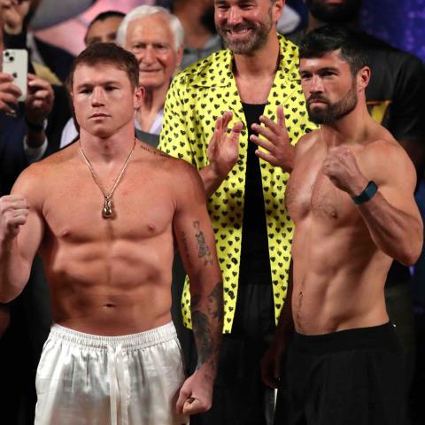 CANELO VS RYDER PESAJE