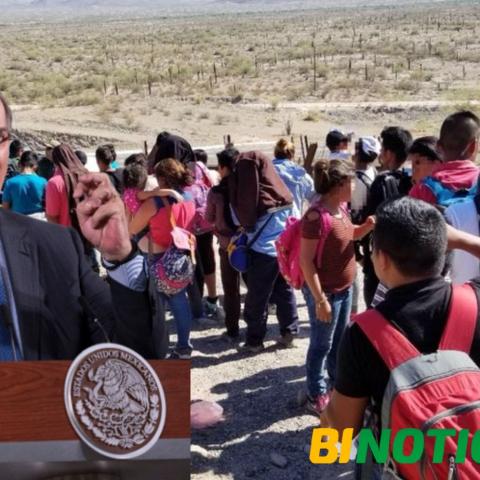 México no puede recibir más de mil migrantes al día: Marcelo Ebrard