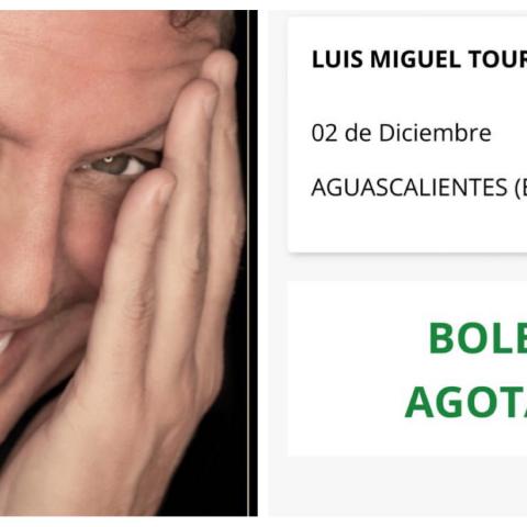 Luis Miguel agota boletos para sus conciertos 