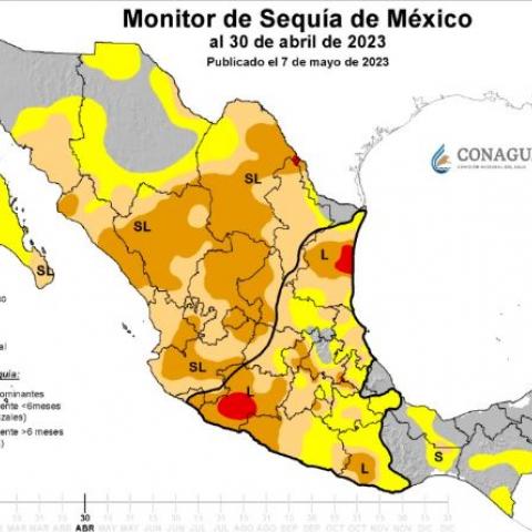 Empeora sequía en Aguascalientes. El estado está bajo condiciones severas