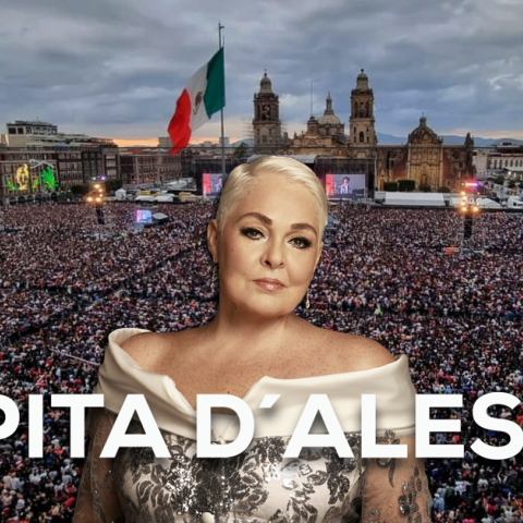 Lupita D'Alessio, CDMX, ZÓCALO 