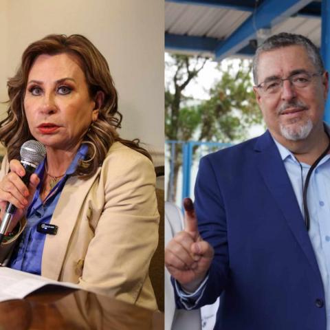 Sandra Torres y Bernardo Arévalo van por la segunda vuelta electoral en Guatemala