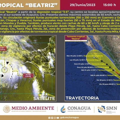 Tormenta tropical Beatriz 