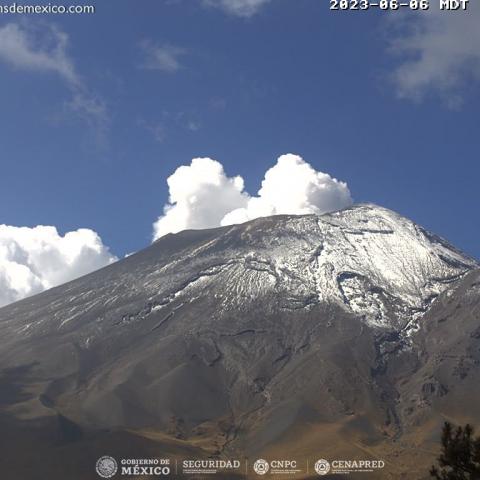 Regresa a fase 2 del semáforo amarillo en alerta volcánica del Popocatépetl