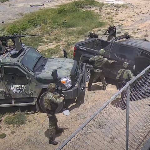 Video muestra presunta ejecución por parte del Ejército Mexicano en Nuevo Laredo
