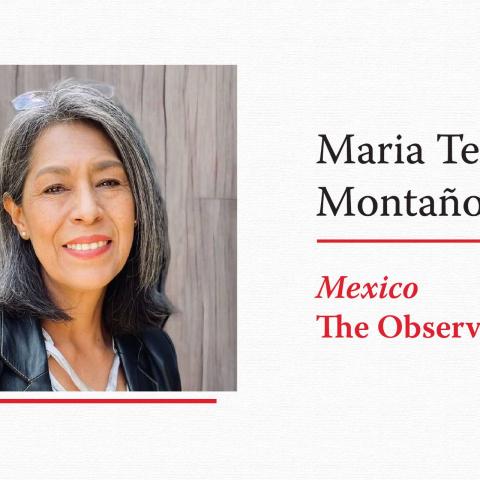 Periodista mexicana María Teresa Montaño será galardonada con Premio internacional por la libertad de prensa
