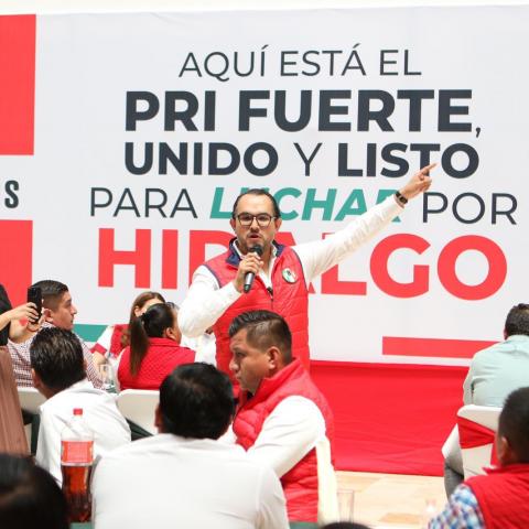 Anuncia dirigente del PRI en Hidalgo denuncias contra exlíder estatal 