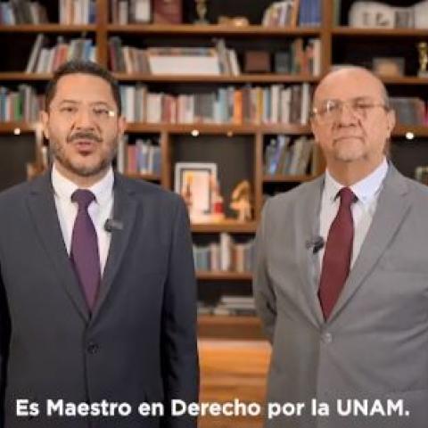 Martí Batres y Ricardo Ruiz Suárez 