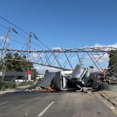 Tráiler accidentado 