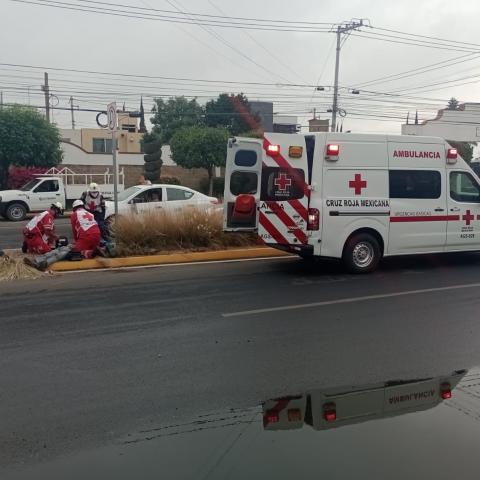 motociclista herido