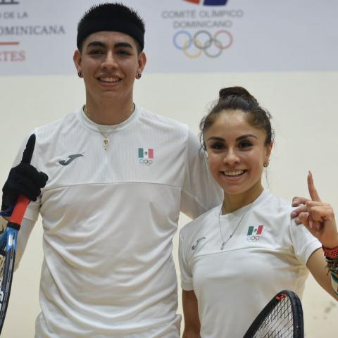 Paola Longoria y Rodrigo Portillo