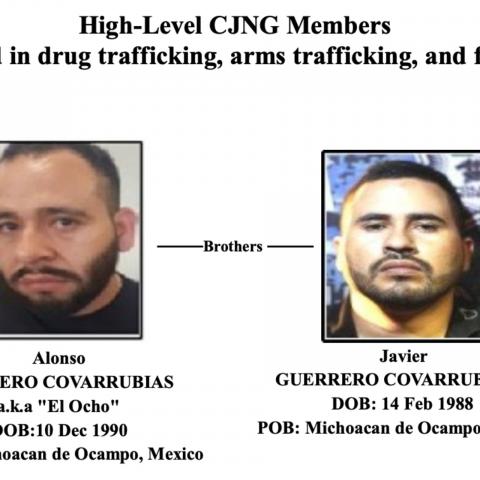Departamento del Tesoro vuelve a sancionar a narcotraficantes mexicanos