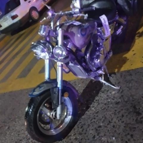 motociclista herido