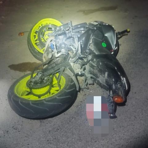 motociclista muerto
