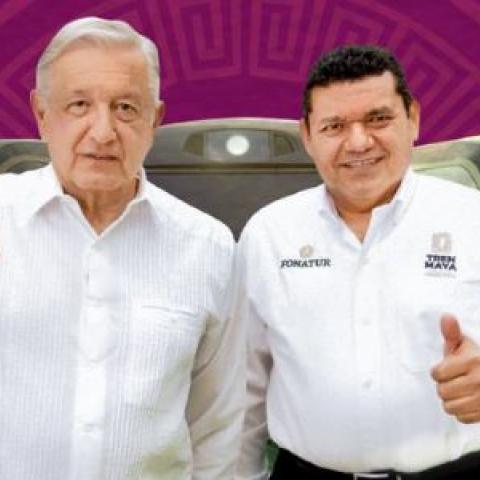 AMLO y Javier May 