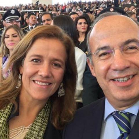 Felipe Calderón y Margarita Zavala 