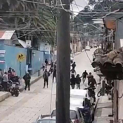 Disturbios en San Cristóbal de las Casas 