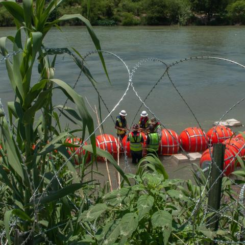 Promueve PAN solicitud de juicio contra boyas en el río Bravo ante la Cancillería