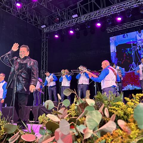 Los Ángeles de Charly y La Sonora Dinamita estuvieron en la feria de Jesús María 