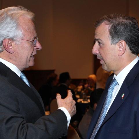 Alejandro Martí y José Antonio Meade