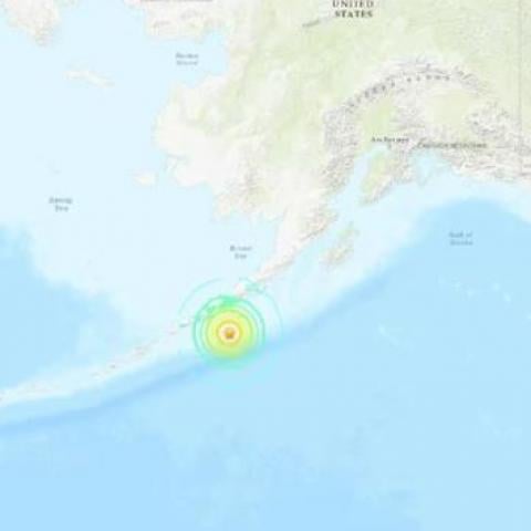 Sismo en Alaska 