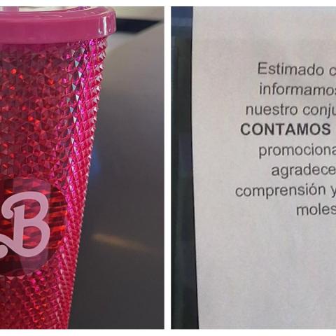 Fans reclaman que los vasos de Barbie se estén agotando y denuncian reventa