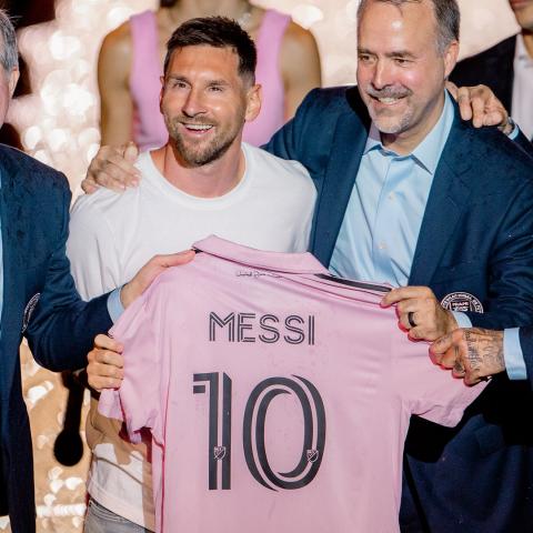 El Inter de Miami le da la bienvenida a Messi