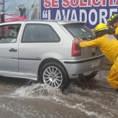 Primeras afectaciones por las lluvias en Aguascalientes