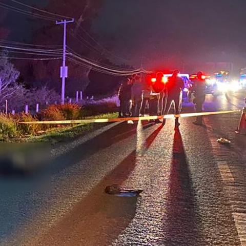 El conductor del vehículo de motor que lo embistió, eligió darse a la fuga del lugar