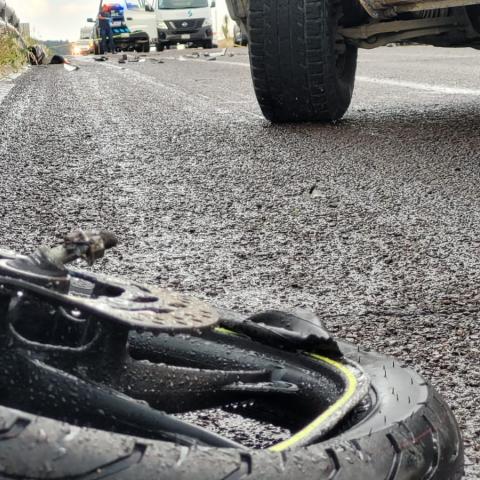 Sucedió en la 70 poniente a la altura de la comunidad Sauz de los Vallín en Calvillo