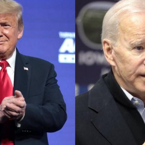 Joe Biden y Donald Trump 