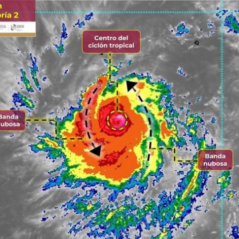 Huracán Dora se intensifica a categoría 2; no representa un peligro para México