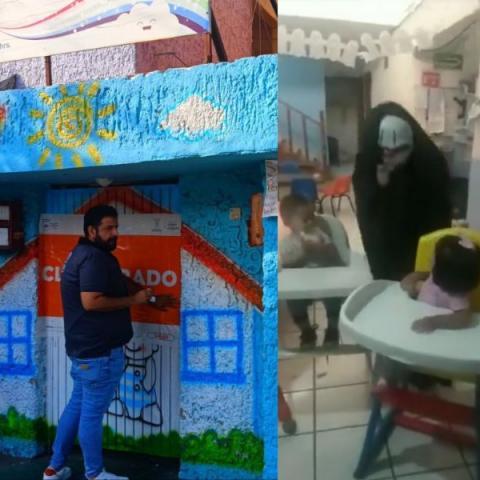 Clausuran kínder en Zapopan tras video captado de una persona disfrazada que asustaba a los niños