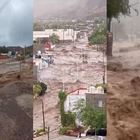 Huracán Hilary deja afectaciones en Baja California Sur 