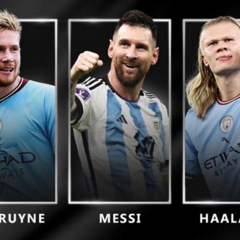 Messi, De Bruyne y Erling Haaland son los candidatos.