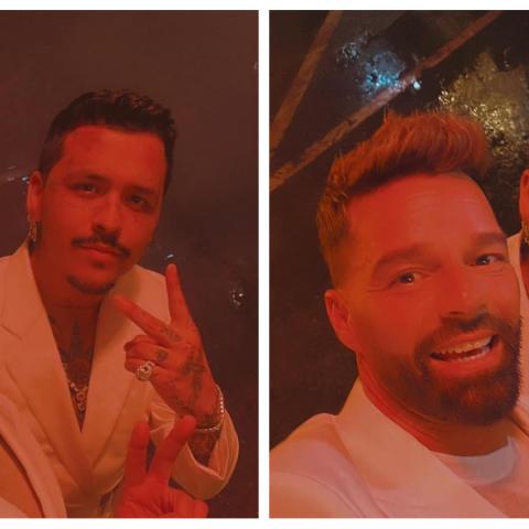 Ricky Martin y Nodal juntos en Miami 