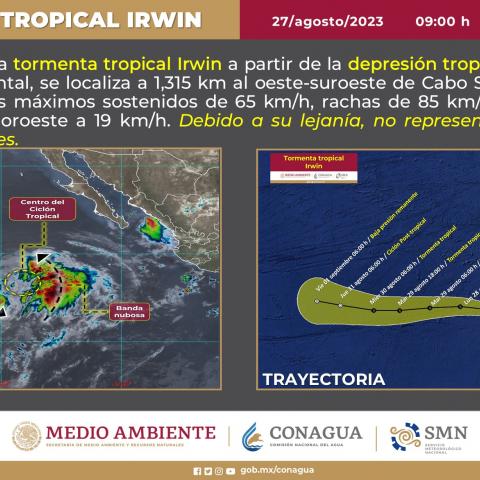 Tormenta tropical Irwin 