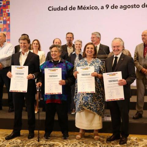 Celebra PAN que el Frente Amplio le robó los reflectores a las "corcholatas"