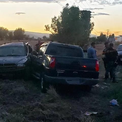 Uno de los conductores inició una maniobra de vuelta en "U" e impactó en el costado la otra unidad