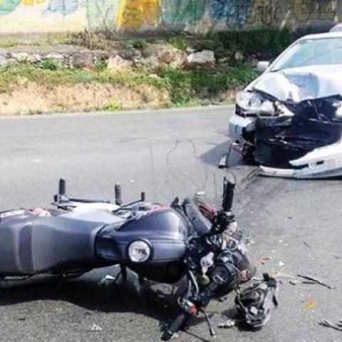 Accidente motociclista