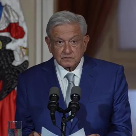 AMLO habla en Chile 