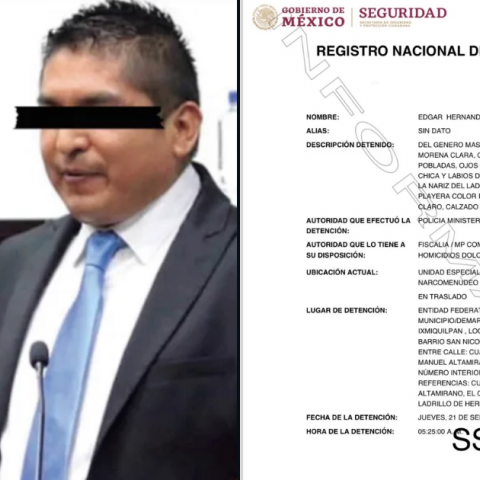 Retienen a diputado de Hidalgo por posesión de armas y drogas en su domicilio