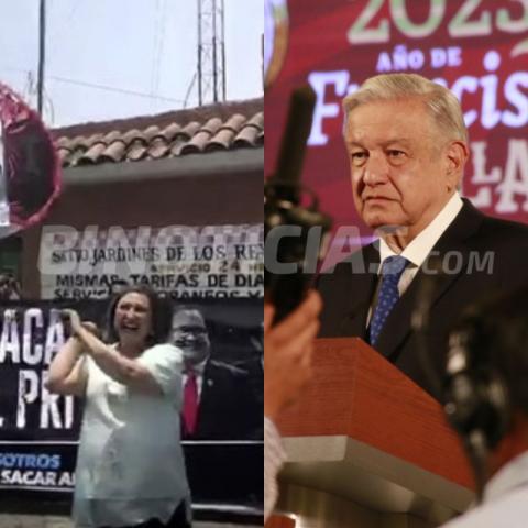 López Obrador señala de “hipócrita” a Xochitl Gálvez