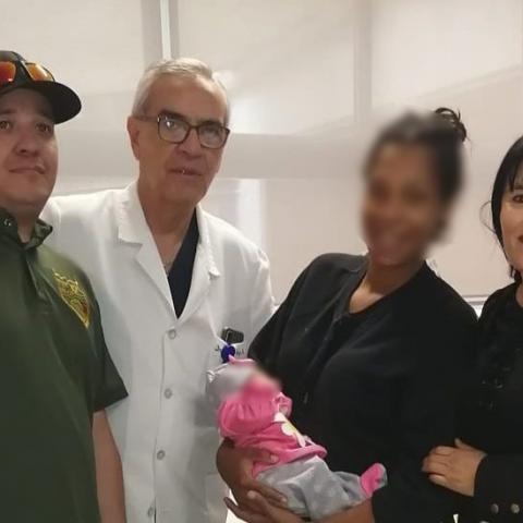 La bebé tuvo que ser trasladada un Hospital de Pabellón de Arteaga.