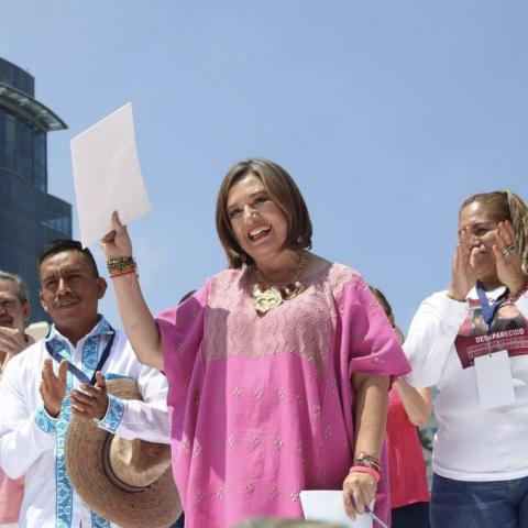 Xóchitl Gálvez critica entrega del bastón de mando a Claudia Sheinbaum