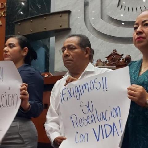 Diputados del PRD de Guerrero exigen la presentación con vida de personas desaparecidas en Acapulco