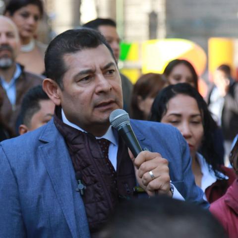 Alejandro Armenta solicitará licencia al Senado para buscar la candidatura a la gubernatura de Puebla