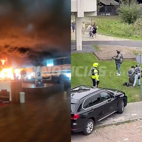 Hombre dispara y comienza incendio en un hospital de Holanda