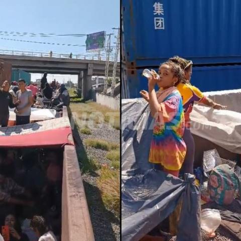 Reportan el paso de hasta 6 mil migrantes por Aguascalientes a pesar de la suspensión de rutas de tren