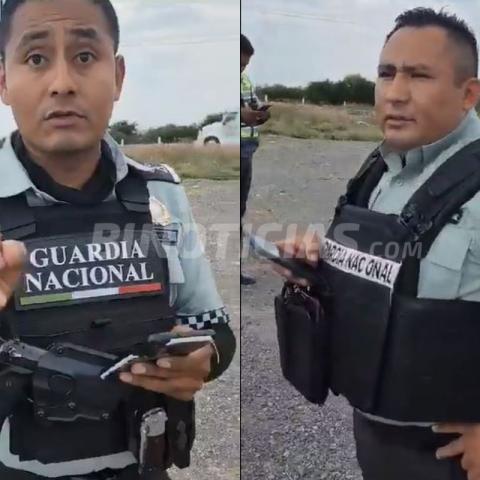 Trailero denuncia extorsión de la Guardia Nacional en Lagos de Moreno